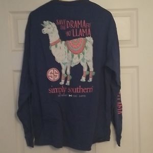 Blue Llama Simply Southern Longsleeve
